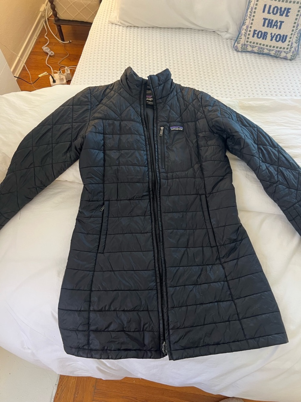 Patagonia Black Women's Quilted Long Puffer Jacket
